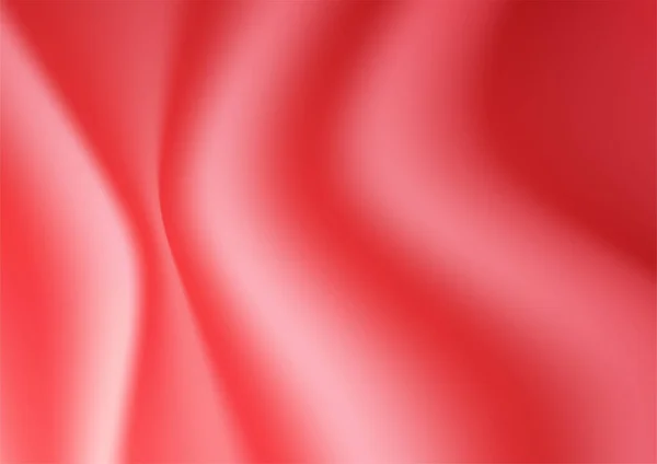 Fondo Rojo Claro Abstracto Con Formas Curva Onda Línea — Vector de stock