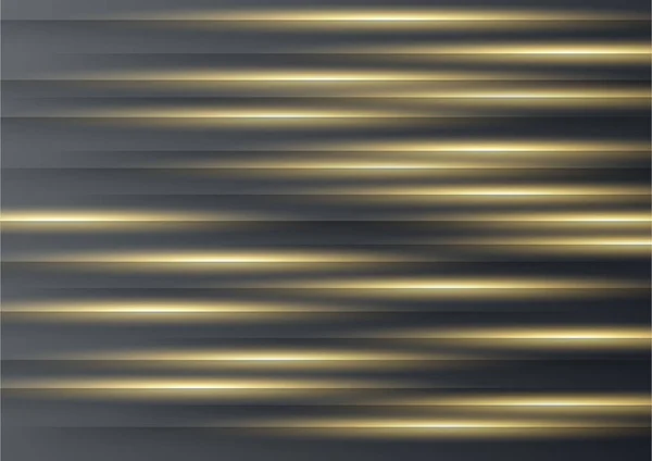 Abstrakte Schwarz Gold Design Hintergrund — Stockvektor