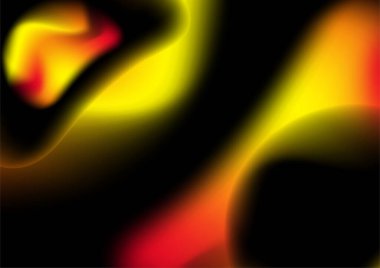 Bulanık ateş arkaplanı, modern soyut bulanık renk eğimine sahip. Broşür, poster, afiş, el ilanı ve kart için pürüzsüz şablon koleksiyonu. Vektör illüstrasyonu.