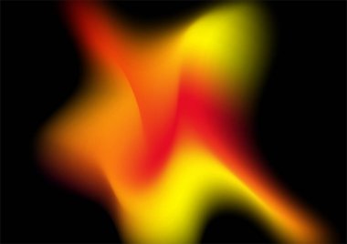 Turuncu kırmızı ateş ışığı gradyan arkaplan pürüzsüz mavi soyut bulanık