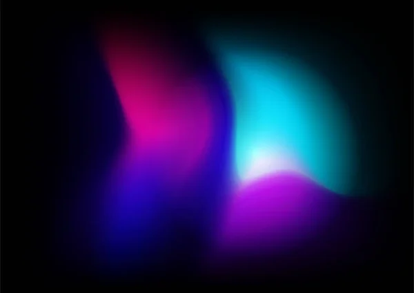 青ピンク紫のグラデーションの背景と木目オーロラの質感 — ストックベクタ