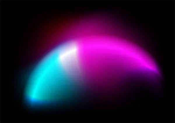Abstract Blue Pink Purple Gradient Aurora Shapes Vector Technology Background — Vetor de Stock