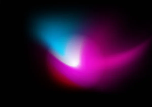 Abstract Blauw Roze Paars Verloop Aurora Vormen Vector Technologie Achtergrond — Stockvector