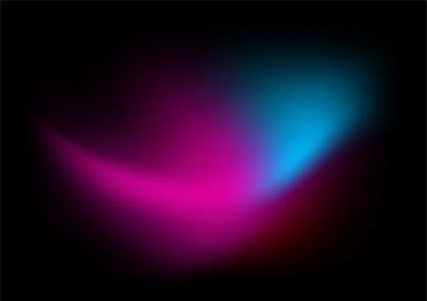 Abstract Blue Pink Purple Gradient Aurora Shapes Vector Technology Background — Stock Vector