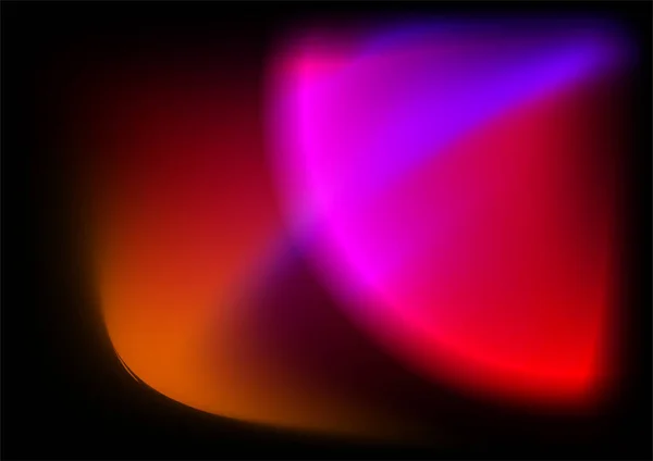 Abstraktní Barva Červená Fialová Růžová Oranžová Žlutá Aurora Duha Pozadí — Stockový vektor