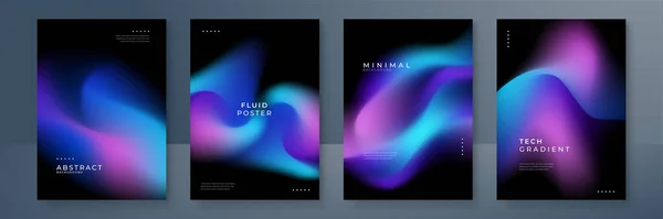 Fond Flou Avec Des Motifs Modernes Abstraits Dégradés Couleurs Floues — Image vectorielle