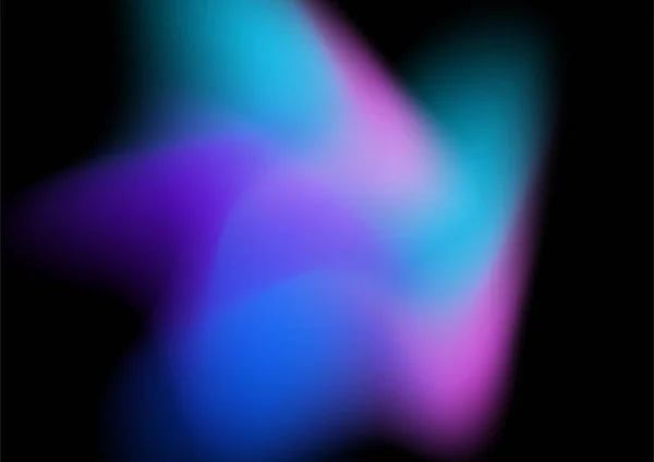 Absztrakt Elmosódott Hologram Gradiens Háttér Kék Rózsaszín Lila Gradiens Aurora — Stock Vector