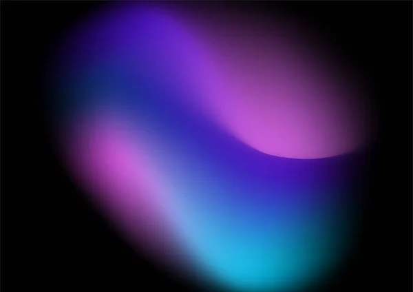 Abstraktní Rozmazané Hologram Gradient Pozadí Modrorůžové Purpurové Gradient Aurora Textury — Stockový vektor