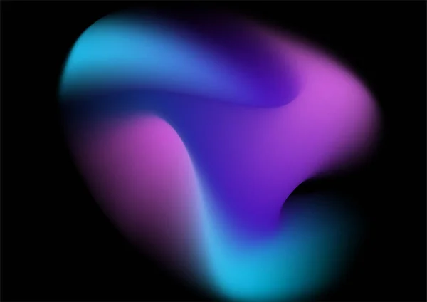 Abstrato Desfocado Fundo Gradiente Holograma Com Azul Rosa Textura Gradiente —  Vetores de Stock