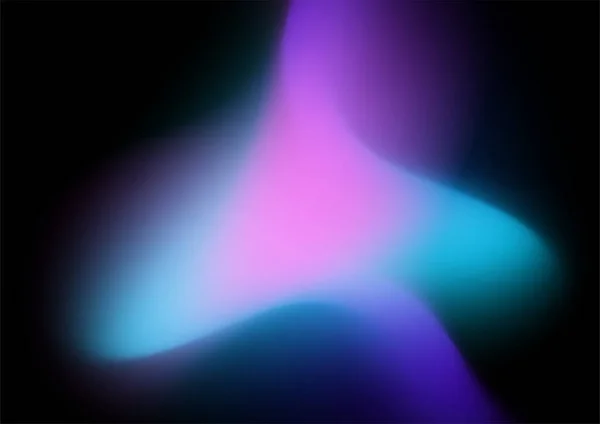 Abstracte Wazig Hologram Gradiënt Achtergrond Met Blauw Roze Paarse Gradiënt — Stockvector