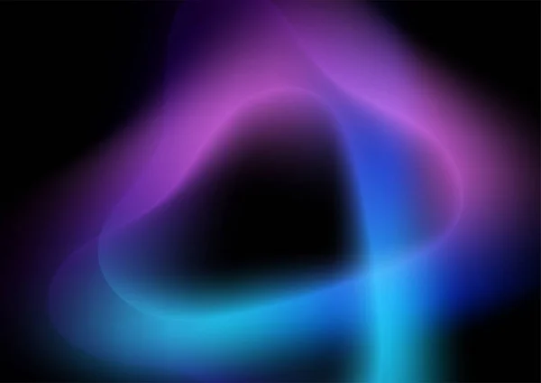 Abstract Blurred Hologram Gradient Background Blue Pink Purple Gradient Aurora — Stock Vector