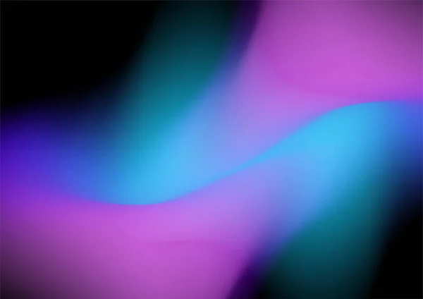 Abstraktní Rozmazané Hologram Gradient Pozadí Modrorůžové Purpurové Gradient Aurora Textury — Stockový vektor