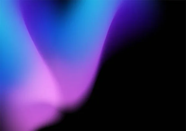 Абстрактный Размытый Градиентный Фон Голограммы Сине Розовым Фиолетовым Градиентом Сияния — стоковый вектор