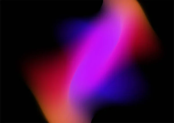 青ピンクオレンジぼかし黒の背景の抽象的な背景 — ストックベクタ