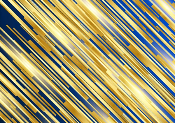 Blauer Und Goldener Hintergrund — Stockvektor