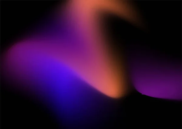 青ピンクオレンジぼかし黒の背景の抽象的な背景 — ストックベクタ