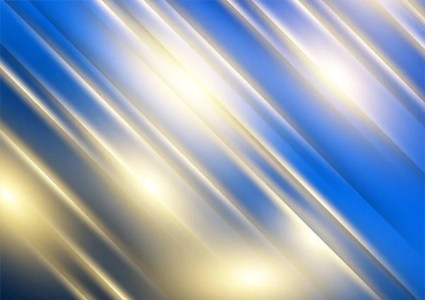 Blauer Und Goldener Hintergrund — Stockvektor
