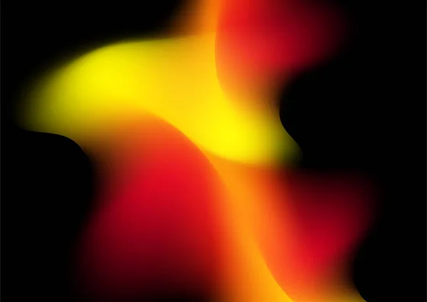 Анотація Вогню Червоний Помаранчевий Жовтий Градієнт Аурори Пожежний Фон Технологічний — стоковий вектор