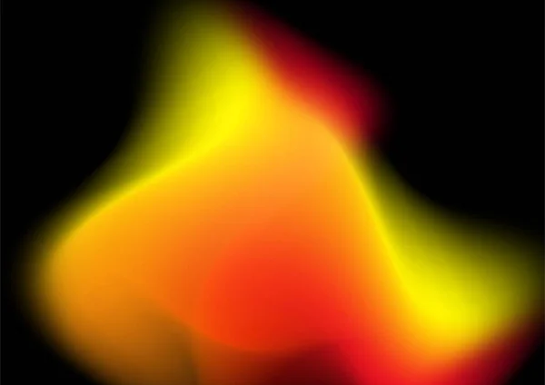 Orange Rouge Jaune Feu Lumière Dégradé Fond Lisse Bleu Flou — Image vectorielle