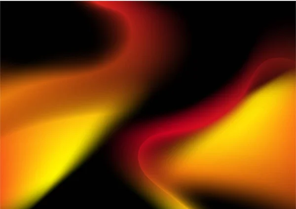 Červená Oranžová Žlutá Oheň Gradient Rozostřené Abstraktní Barvy Rozmazané Pozadí — Stockový vektor