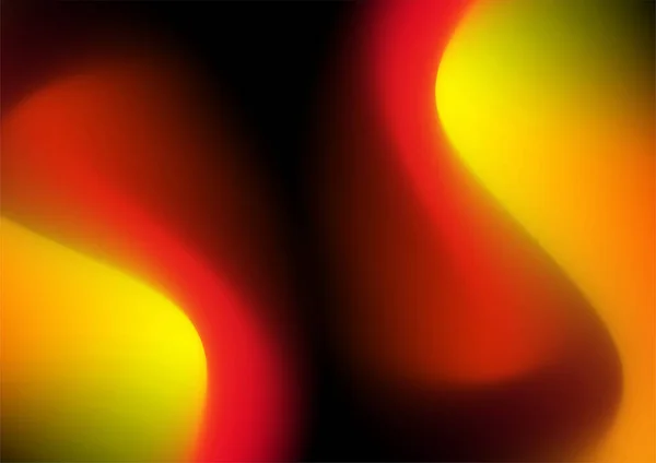 Oheň Červená Oranžová Gradient Pozadí Texturou Aurora — Stockový vektor