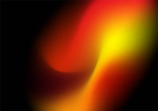 オレンジのグラデーションデフォーカス抽象写真滑らかな線パントン色の背景 — ストックベクタ