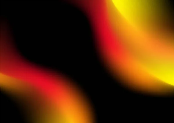 Rozmazané Pozadí Požáru Moderní Abstraktní Rozmazané Barvy Gradient Vzor Hladká — Stockový vektor