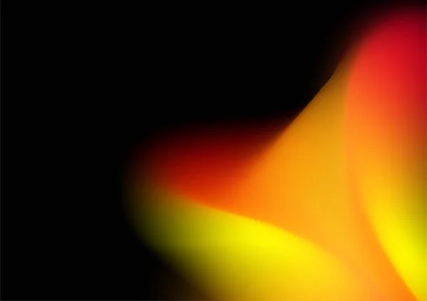 Orange Farbverlauf Defokussiert Abstrakt Foto Glatte Linien Pantone Farbe Hintergrund — Stockvektor