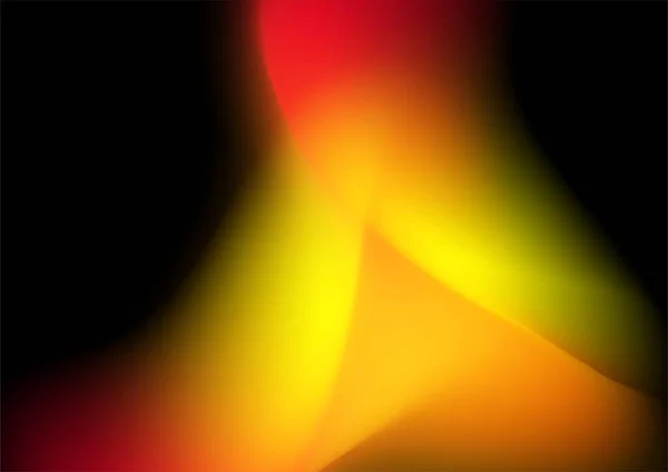 红色橙色黄色的火势梯度背景 纹理在黑色背景上 矢量图解抽象图形设计横幅图案演示背景网络模板 — 图库矢量图片