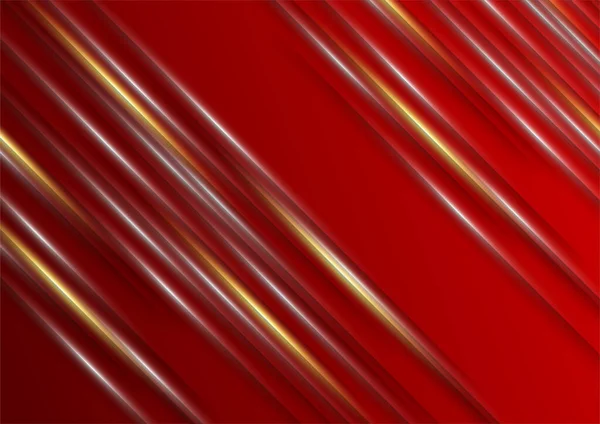 Abstrait Fond Rouge Foncé Avec Des Formes Ligne — Image vectorielle