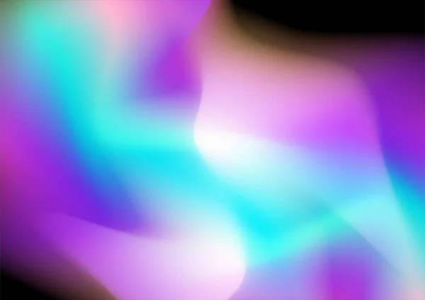 木目の質感と抽象的な青と紫の液体波状の形状未来的なバナーと青ピンク紫色のグラデーションの背景 レトロな波のベクトルの背景を光る — ストックベクタ