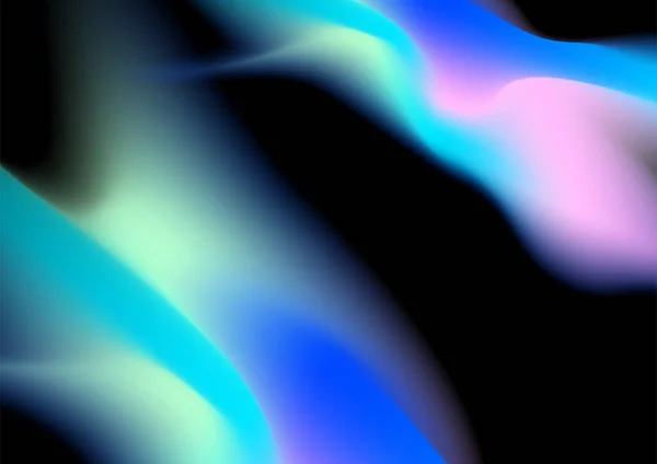 木目の質感と抽象的な青と紫の液体波状の形状未来的なバナーと青ピンク紫色のグラデーションの背景 レトロな波のベクトルの背景を光る — ストックベクタ
