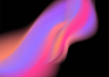 Siyah arkaplanda modern parlak bulanık eğimli arkaplan