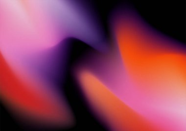 Siyah arkaplanda modern parlak bulanık eğimli arkaplan