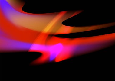 Siyah arkaplanda modern parlak bulanık eğimli arkaplan