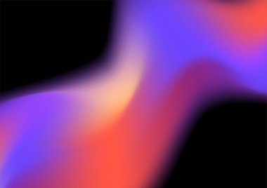 Siyah arkaplanda modern parlak bulanık eğimli arkaplan