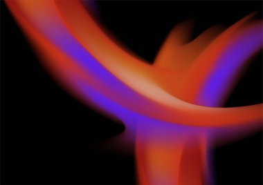 Siyah arkaplanda modern parlak bulanık eğimli arkaplan