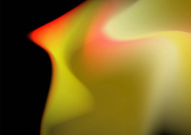 Siyah arkaplan üzerindeki soyut turuncu gradyan bulanık arkaplan