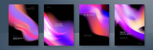 Fond Flou Avec Des Motifs Modernes Abstraits Dégradés Couleurs Floues — Image vectorielle
