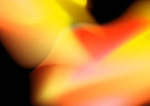 Abstract Oranje Verloop Vervaging Achtergrond Zwarte Achtergrond — Stockvector