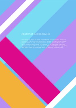 Modern abstract background cover set with colorful geometric shapes. It is suitable for posters, banners, book covers, invitations, flyers, etc. Vector illustration