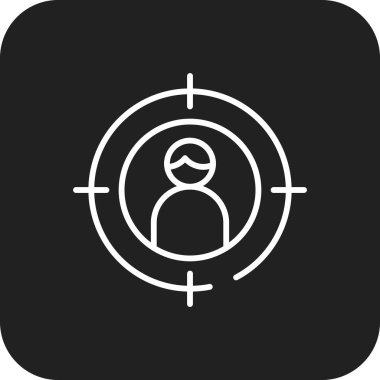 Hedef İş simgesi ve siyah çizgi tarzı. Başarı, hedef, strateji, kavram, ok, çözüm, amaç. Vektör illüstrasyonu