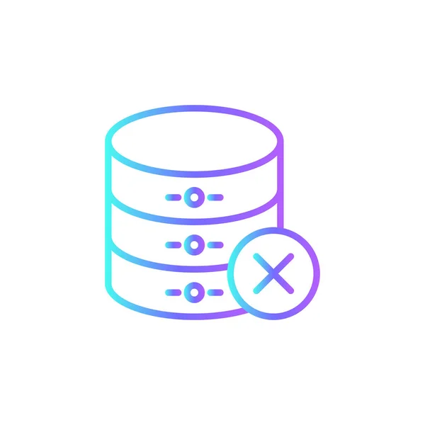 Datenbank Datenmanagement Symbol Mit Blauem Duoton Stil Informationen Netzwerk Speicherung — Stockvektor