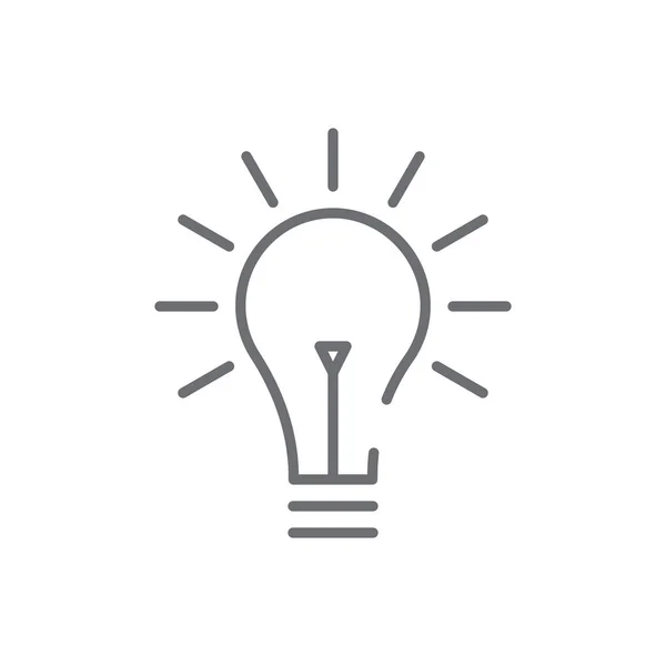 stock vector Idea Business icon with black outline style. creative, innovation, bulb, concept, technology, lamp, creativity. Vector illustration