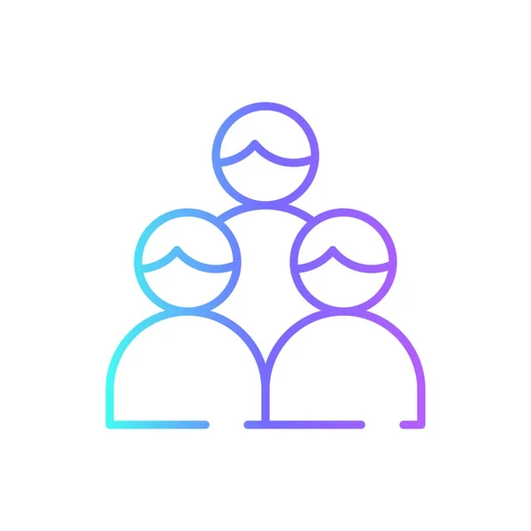 Team Business Εικονίδιο Μπλε Duotone Στυλ Ομαδικότητα Άνθρωποι Συνεργασία Ομάδα — Διανυσματικό Αρχείο