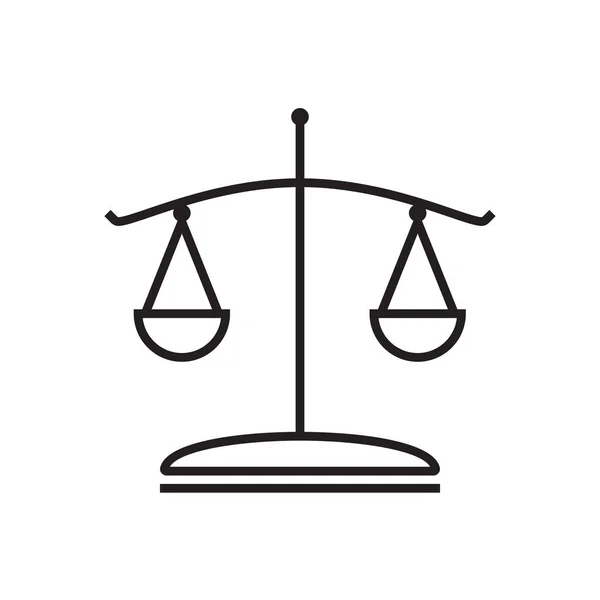 Law Üzleti Ikon Fekete Körvonalas Stílusban Ügyvéd Bíróság Bíró Igazságszolgáltatás — Stock Vector