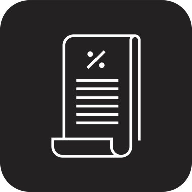 Siyah çizgili Memorandum Ödeme İş simgesi. Ödeme, kağıt, plan, rapor, mektup, veri, form. Vektör illüstrasyonu