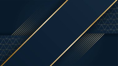 Soyut siyah ve altın şekiller arkaplan