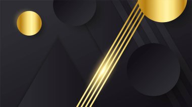 lüks siyah ve altın arkaplan