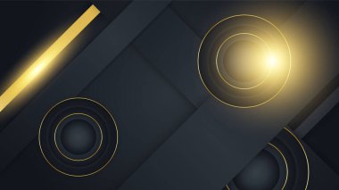 lüks siyah ve altın arkaplan